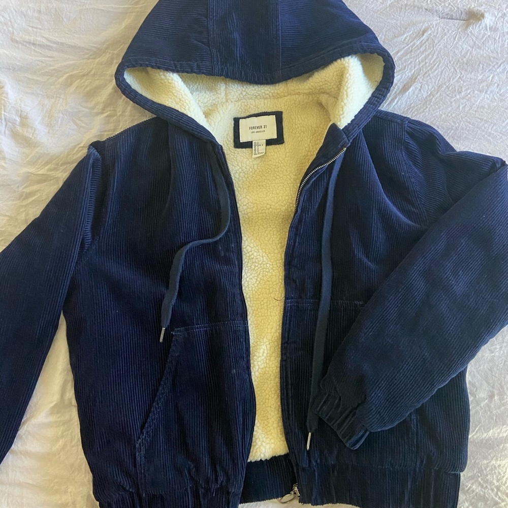 Corduroy winter jacket